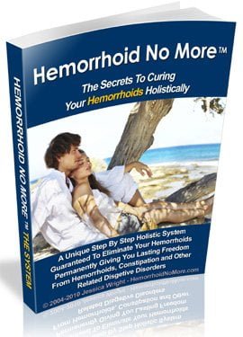 Hemorrhoid no more book cover